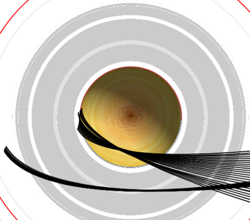 órbitas finales de Cassini