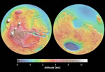 Topografía de Marte