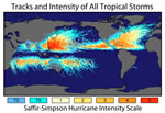 mapita de huracanes