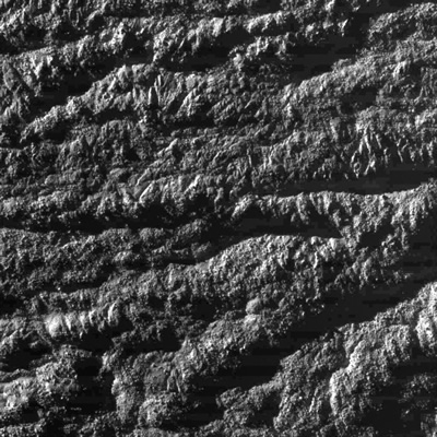 la superficie de Encelado